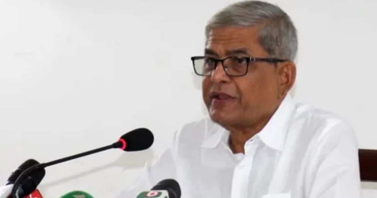 কোথাও কোনো সুশাসন ও নিয়ন্ত্রণ নেই: মির্জা ফখরুল