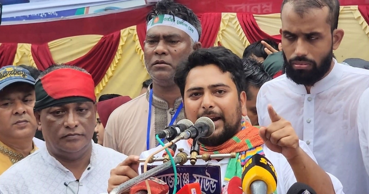 নির্বাচন চাচ্ছেন,নির্বাচনের স্বপ্নও দেখতে পারতেন না,যদি আমরা আন্দোলনে না নামতাম : নাহিদ