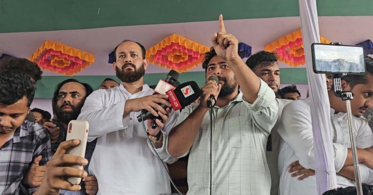 বাংলাদেশের প্রতিটি ইঞ্চি মাটি থেকে মুজিববাদীদের বিতাড়িত করব : নাহিদ ইসলাম