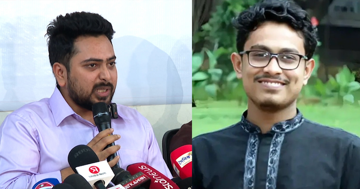 সাদিক কায়েম বৈষম্যেবিরোধী ছাত্র আন্দোলনের কোনো সমন্বয়ক ছিল না : নাহিদ