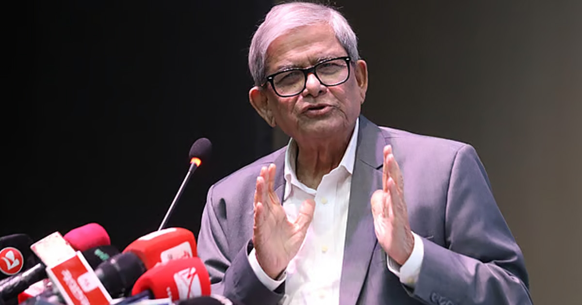 বিএনপি ক্ষমতার যাওয়ার জন্য অস্থির নয় : মির্জা ফখরুল