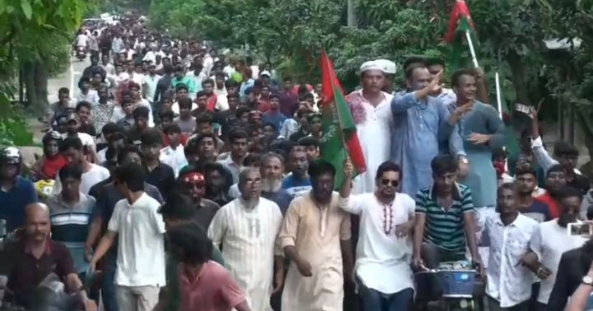 নাটোরে তারেক রহমান ঘোষিত ৩১ দফা বাস্তবায়নে লক্ষ্যে বিএনপির গণসংযোগ