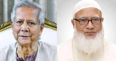 অসুস্থ জামায়াত আমিরের খোঁজ রাখছেন প্রধান উপদেষ্টা