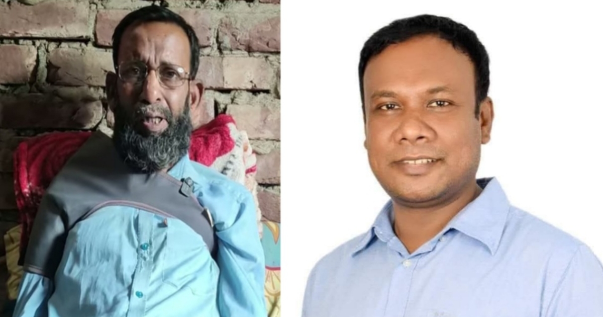 অসুস্থ বিএনপি নেতা সোনাউল্লার পাশে বিএনপির কেন্দ্রীয় নেতা- ফজলুর রহমান খোকন