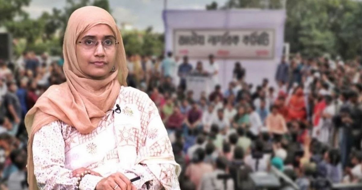 মেয়েদের পলিটিকসে ‘অনিরাপদ’ দেখানো হচ্ছে : সামান্তা শারমিন