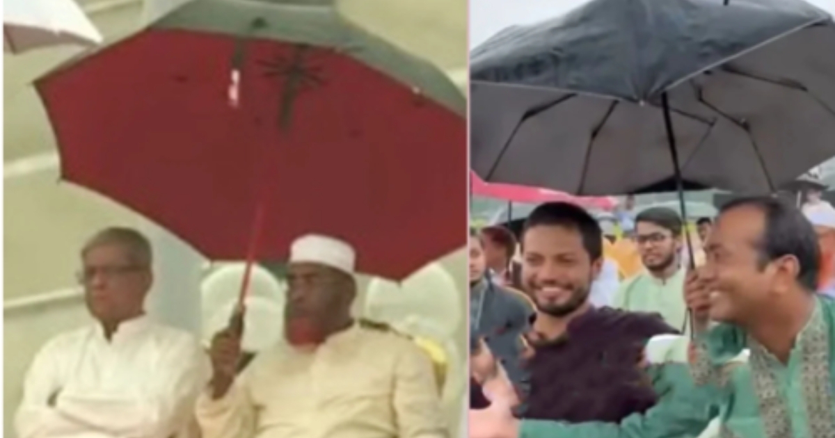 এক ছাতার নিচে বিএনপি-জামায়াত-চরমোনাই,ছাতার নিচে একতাবদ্ধ শীর্ষ নেতারা