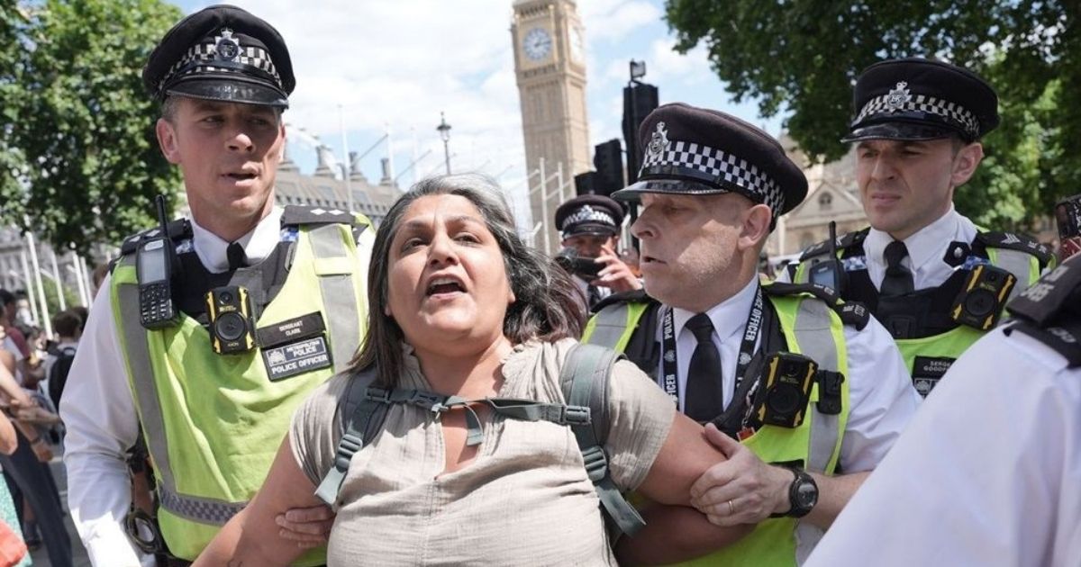 যুক্তরাজ্যে ‘প্যালেস্টাইন অ্যাকশন’ গ্রুপের সমর্থনে বিক্ষোভ, গ্রেফতার ৪৭৪