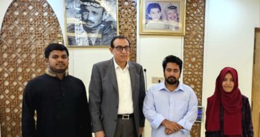 ফিলিস্তিনের রাষ্ট্রদূতের সাথে এনসিপির শীর্ষ নেতাদের সাক্ষাৎ