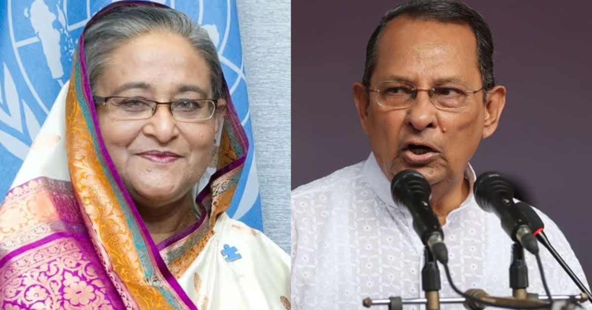 আমরা রণক্ষেত্রের সাথী,এই সুযোগে জামায়াত-শিবিরের মেরুদণ্ড ভেঙে দিন : শেখ হাসিনাকে ইনু