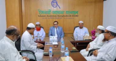 চরমোনাই পীরের সঙ্গে ফিলিস্তিনি রাষ্ট্রদূতের সাক্ষাৎ