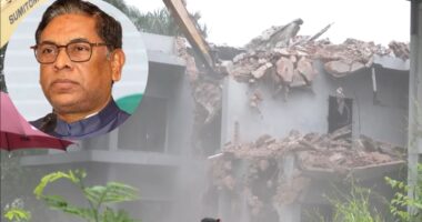 সাবেক প্রতিমন্ত্রী নসরুল হামিদের বাংলোবাড়ি গুঁড়িয়ে দিলো বিআইডব্লিউটিএ
