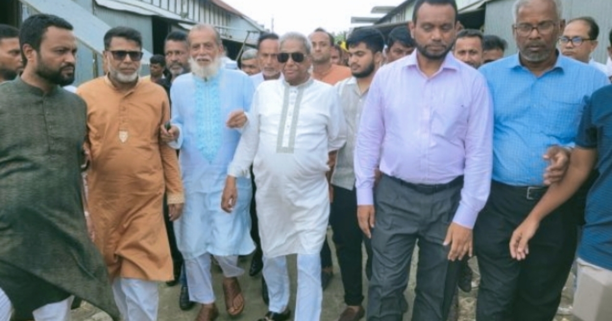 মুন্সিগঞ্জ পদ্মা নদীর ভাঙন পরিদর্শন করলেন মিজান রহমান সিনহা