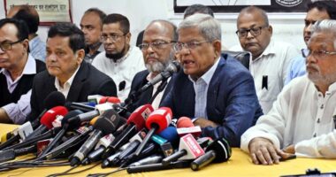 বিচ্ছিন্নভাবে জোড়াতালি দিয়ে কোনও পরিবর্তন সম্ভব নয় : মির্জা ফখরুল