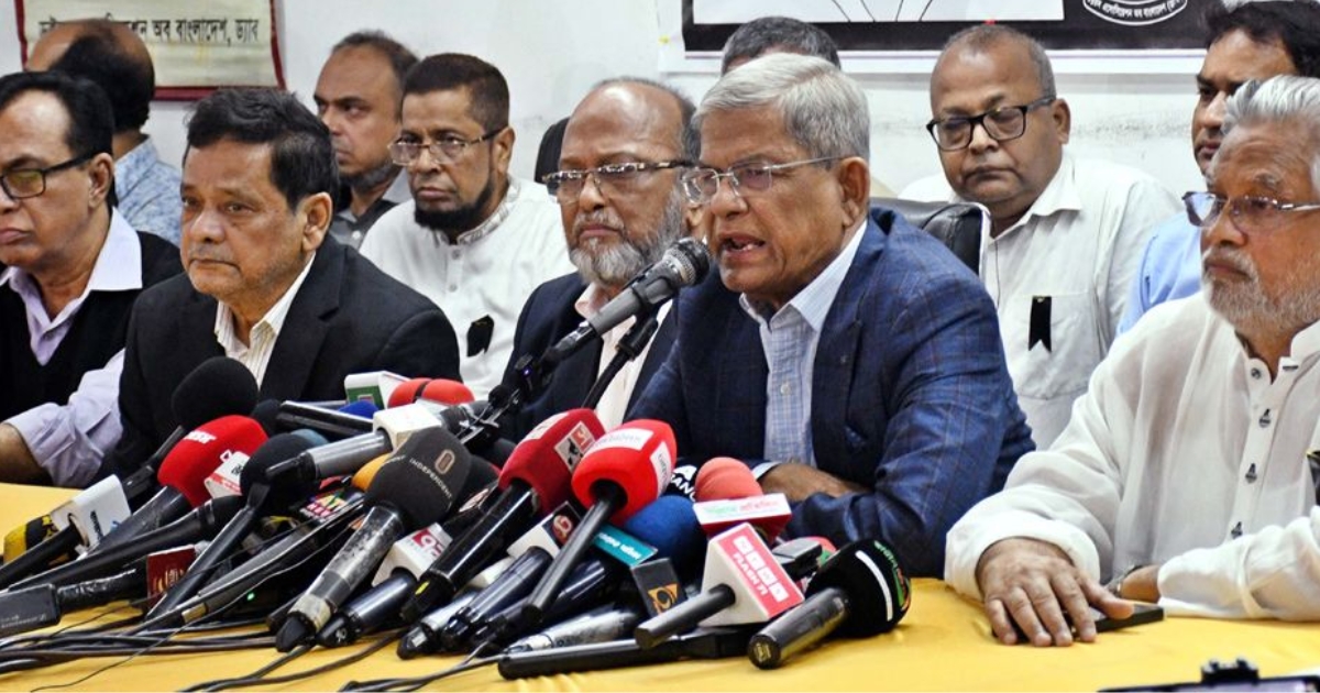 বিচ্ছিন্নভাবে জোড়াতালি দিয়ে কোনও পরিবর্তন সম্ভব নয় : মির্জা ফখরুল