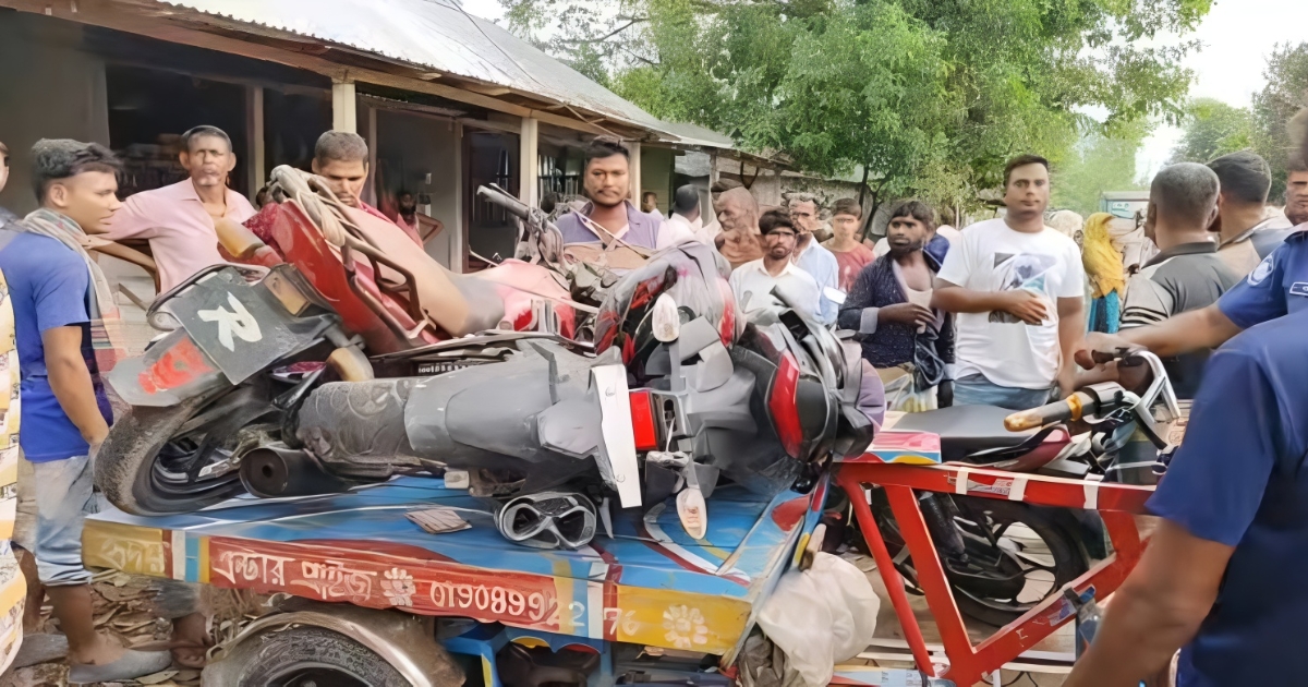 লালমনিরহাটে মোটরসাইকেল সংঘর্ষে দুই যুবকের মৃত্যু, আহত ১
