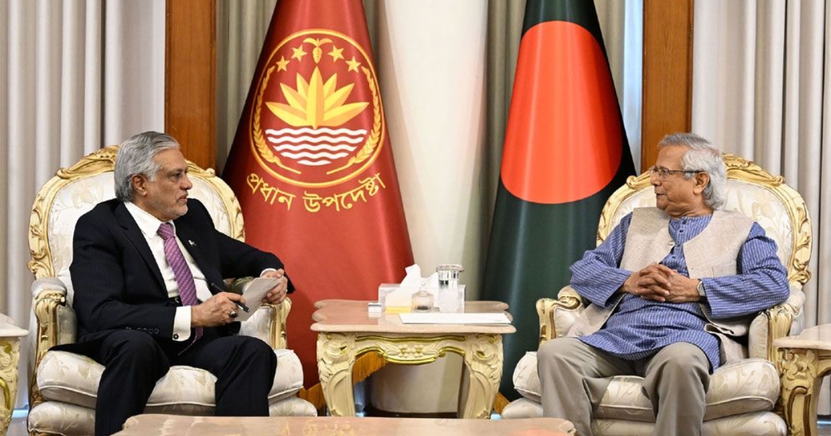 প্রধান উপদেষ্টার সঙ্গে পাকিস্তানের পররাষ্ট্রমন্ত্রীর সৌজন্য সাক্ষাৎ