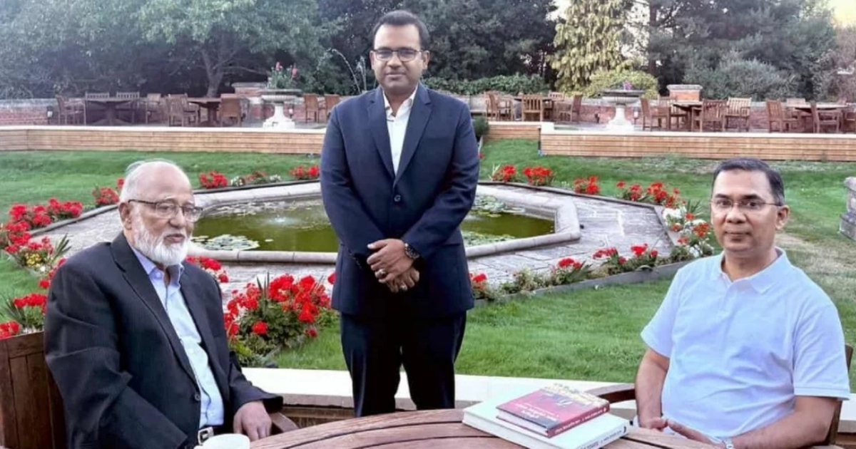 তারেক রহমানের সঙ্গে লন্ডনে দেখা করলেন খন্দকার মোশাররফ