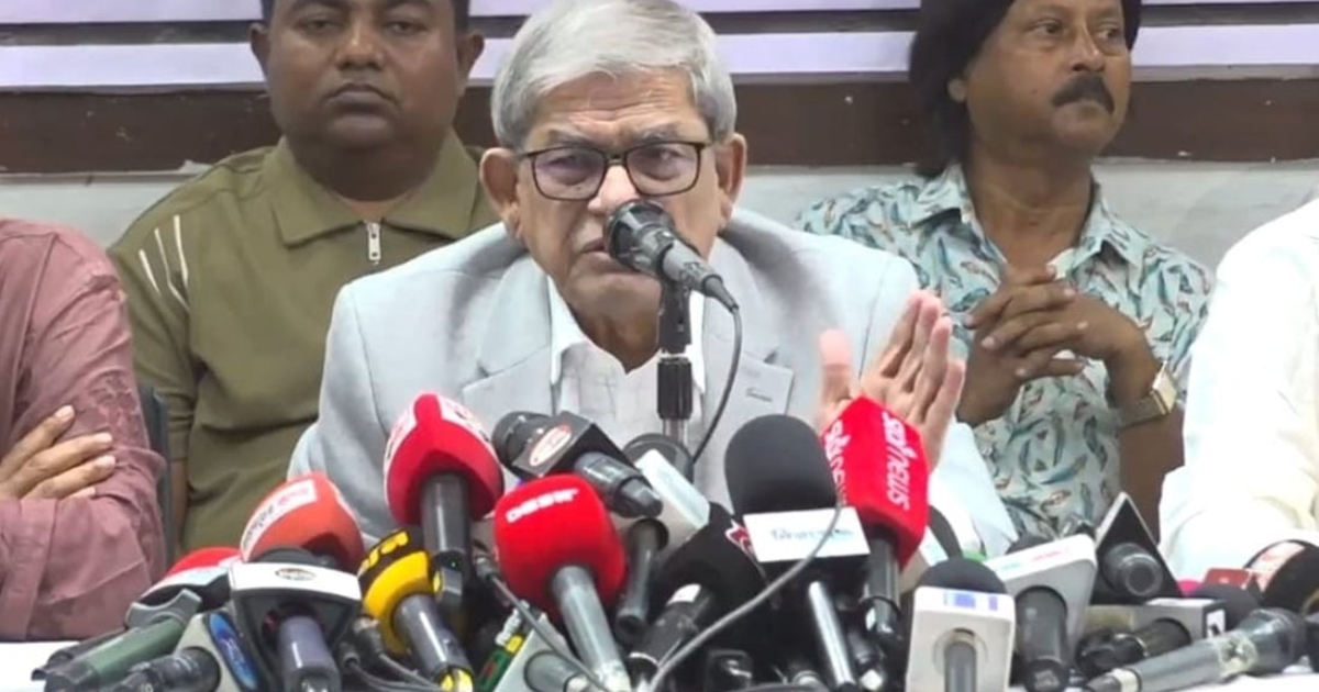 কখনো রাজনীতিতে হতাশ হইনি,যেদিকে তাকাই দেখি বেশিরভাগ মানুষ নষ্ট হয়ে গেছে : মির্জা ফখরুল