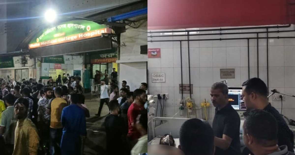 নুরকে দেখতে এসে  ঢাকা মেডিকেলে ‘অবরুদ্ধ’ উপদেষ্টা ড. আসিফ নজরুল