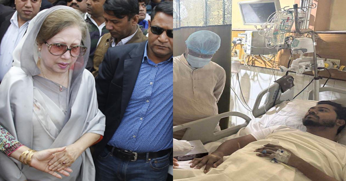 আহত নুরের শারীরিক অবস্থার খোঁজ নিলেন খালেদা জিয়া, জানালেন নিন্দা