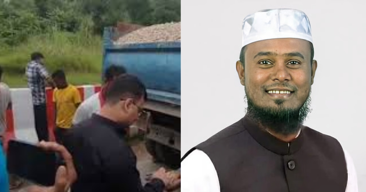 সিলেটে পাথর লুটের অভিযোগে ইউপি চেয়ারম্যান গ্রেপ্তার