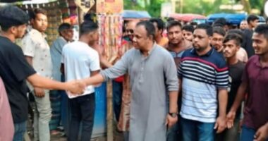 বগুড়ার ধুনটে কেন্দ্রীয় ছাত্রদলের সাবেক সভাপতি ফজলুর রহমান খোকনের গণসংযোগ