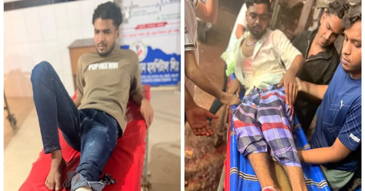 যুবদল কর্মীর গুলিতে জামায়াতের ২ কর্মী আহত