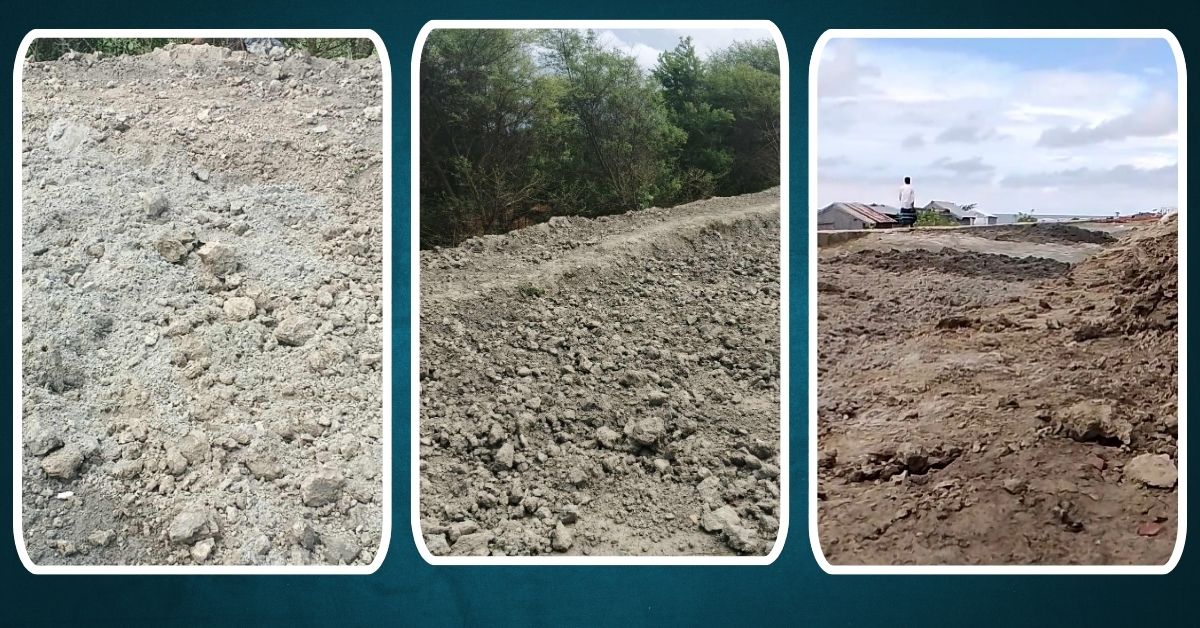 কুয়াকাটায় বেড়িবাঁধ সড়ক নির্মাণে বালুর বদলে মাটি।