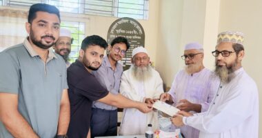 সেনবাগ ফাজিল মাদ্রাসায় ২ লাখ টাকা অনুদান, প্রথম আজীবন দাতা সদস্য লায়ন সৈয়দ হারুন