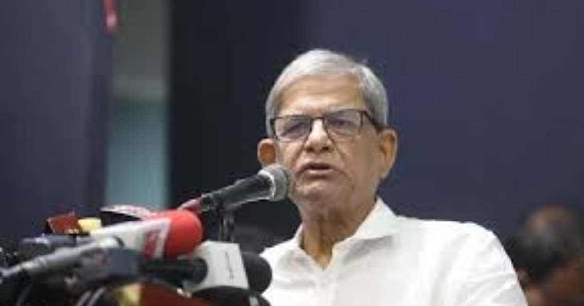 একমাত্র বিএনপিই বাংলাদেশকে রক্ষা করতে পারে: মির্জা ফখরুল