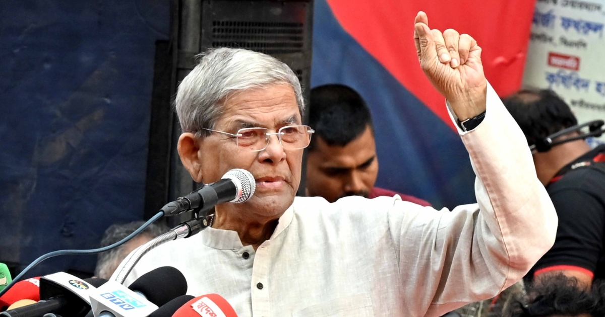 হাসিনা দেশ ছেড়ে পালিয়েছে কিন্তু শয়তানি ছাড়ে নাই : মির্জা ফখরুল
