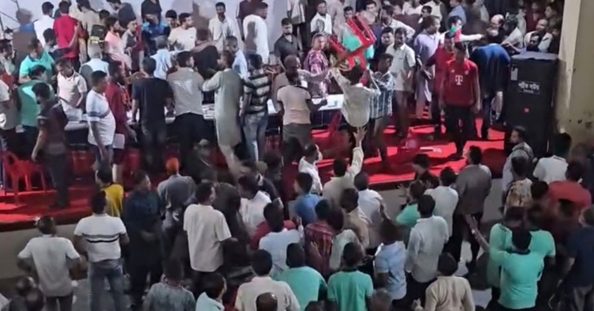 বিএনপির কাউন্সিলে ভোট গণনার সময় ব্যালট ছিনতাই, ফল স্থগিত