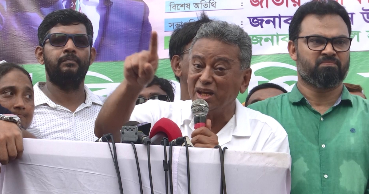 মুক্তিযুদ্ধ বিক্রি করেছে একদল, চব্বিশ দিয়ে আখের গোছাতে চায় আরেকদল : আমীর খসরু