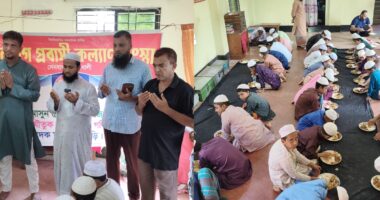 প্রবাসী কল্যাণ সংস্থার উদ্যোগে সেনবাগে মাদ্রাসা শিক্ষার্থীদের জন্য একবেলার খাবারের আয়োজন
