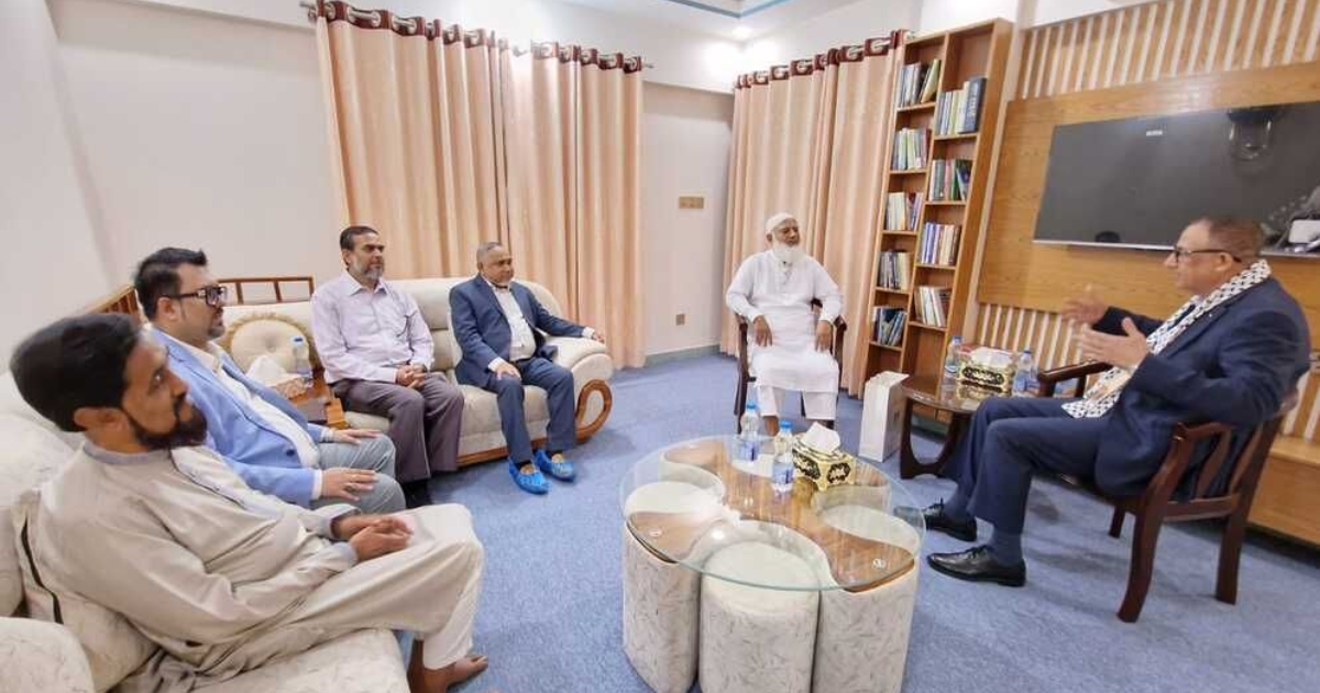 জামায়াত আমীরের সঙ্গে ফিলিস্তিনি রাষ্ট্রদূতের সৌজন্য সাক্ষাৎ