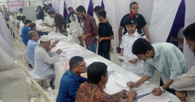 উৎসব ও শান্তিপূর্ণ পরিবেশে ভোট গ্রহণ শেষ, চলছে ভোট গণনা,ফলাফলের অপেক্ষা