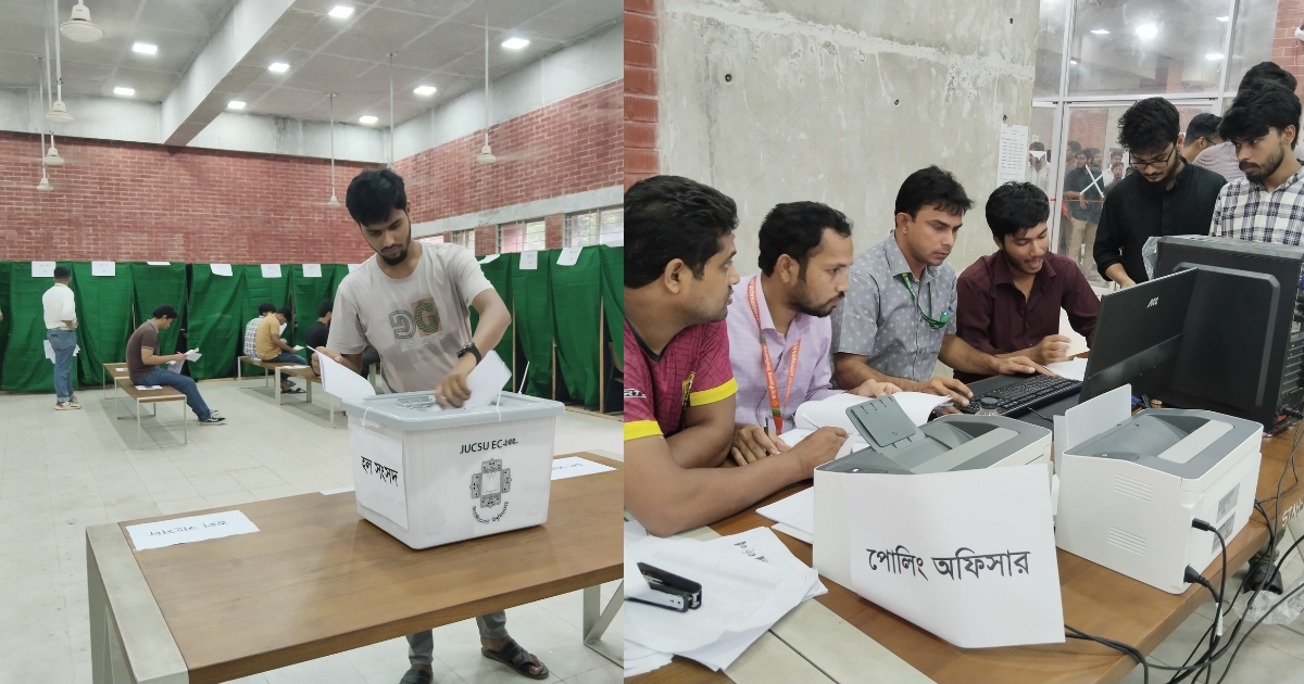 জাকসু নির্বাচনে ভোটগ্রহণ শুরু