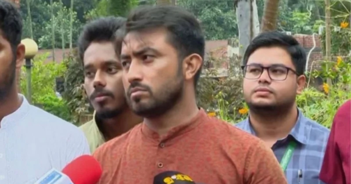 মেশিনে ভোট গণনা হলে হয়তো ম্যামকে হারাতে হতো না : ভিপি প্রার্থী জিতু