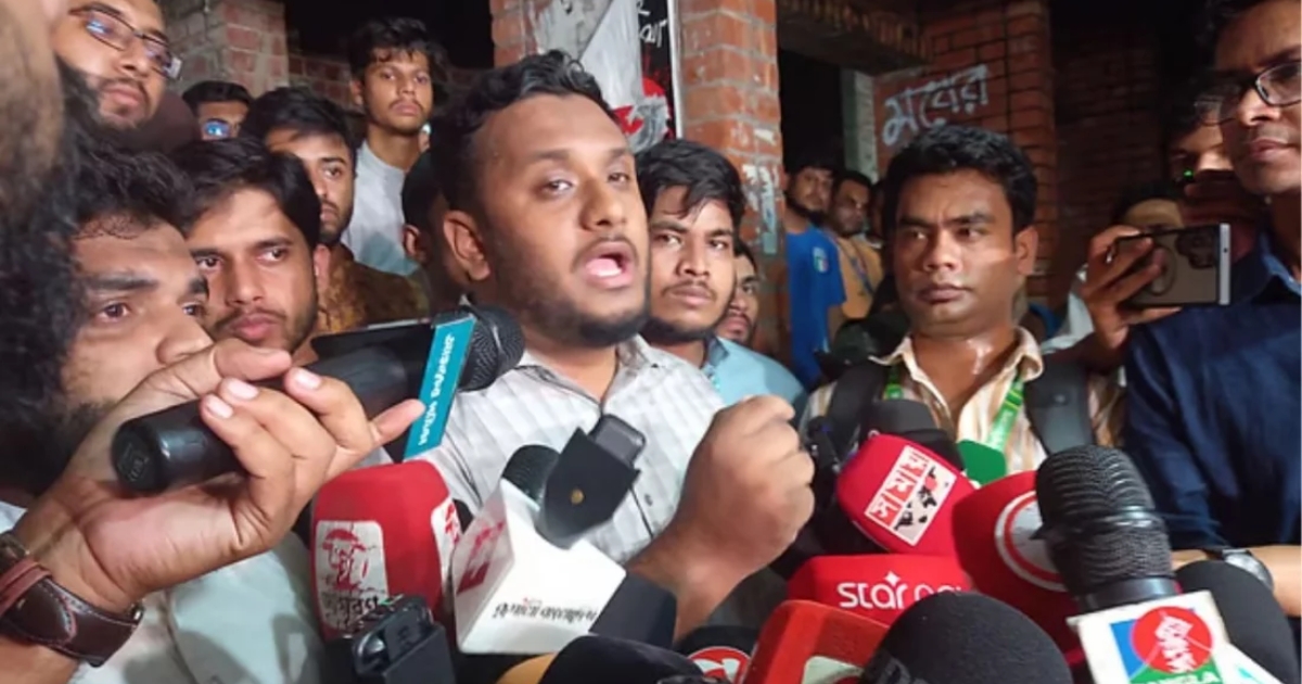 যুদ্ধের ময়দানে এসে তিনি লেজ গুটিয়ে পালিয়েছেন : শিবিরের এজিএস প্রার্থী