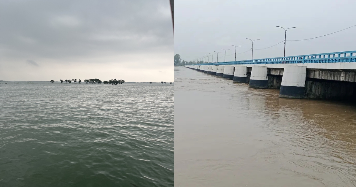 তিস্তার পানি বিপদসীমার ওপর, লালমনিরহাট-নীলফামারীতে ১০ হাজার পরিবার পানিবন্দী