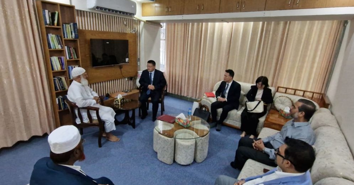 জামায়াত আমিরের সঙ্গে চীনা রাষ্ট্রদূত ইয়াও ওয়েন সাক্ষাৎ