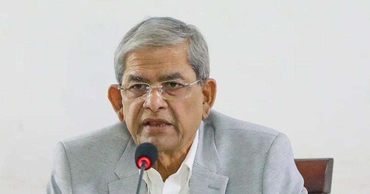 দূর্গাপূজাকে ঘিরে যেকোনো হীন উদ্দেশ্য ব্যর্থ করে দিতে হবে : মির্জা ফখরুল