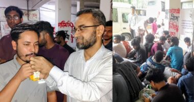 ৩২ ঘন্টা পর অনশন ভাঙলেন জবি শিক্ষার্থীরা