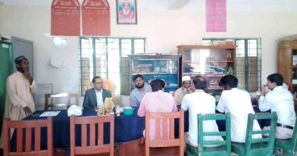 মধুপুরে ইউএনও’র পিরোজপুর ইয়াকুবিয়া ছিদ্দিকীয়া দাখিল মাদরাসা পরিদর্শন