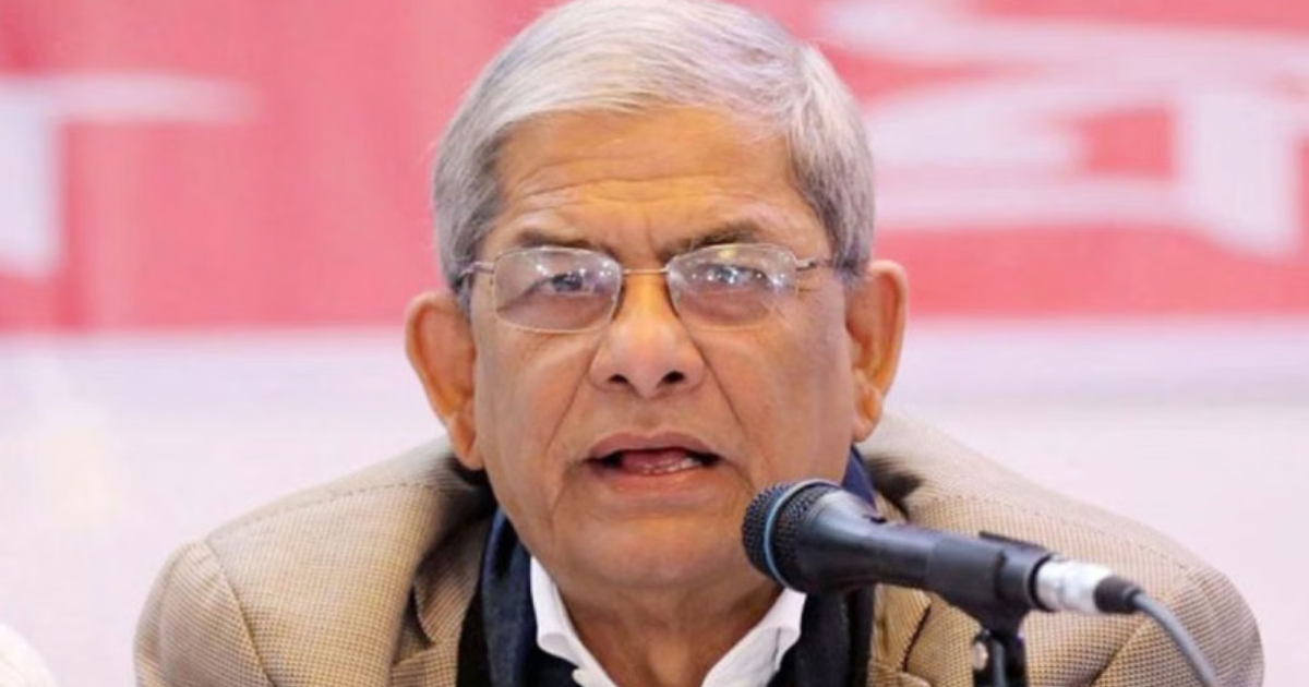 জাতীয় সংসদ নির্বাচনে আওয়ামী লীগ ও জাতীয় পার্টিকে চান মির্জা ফখরুল