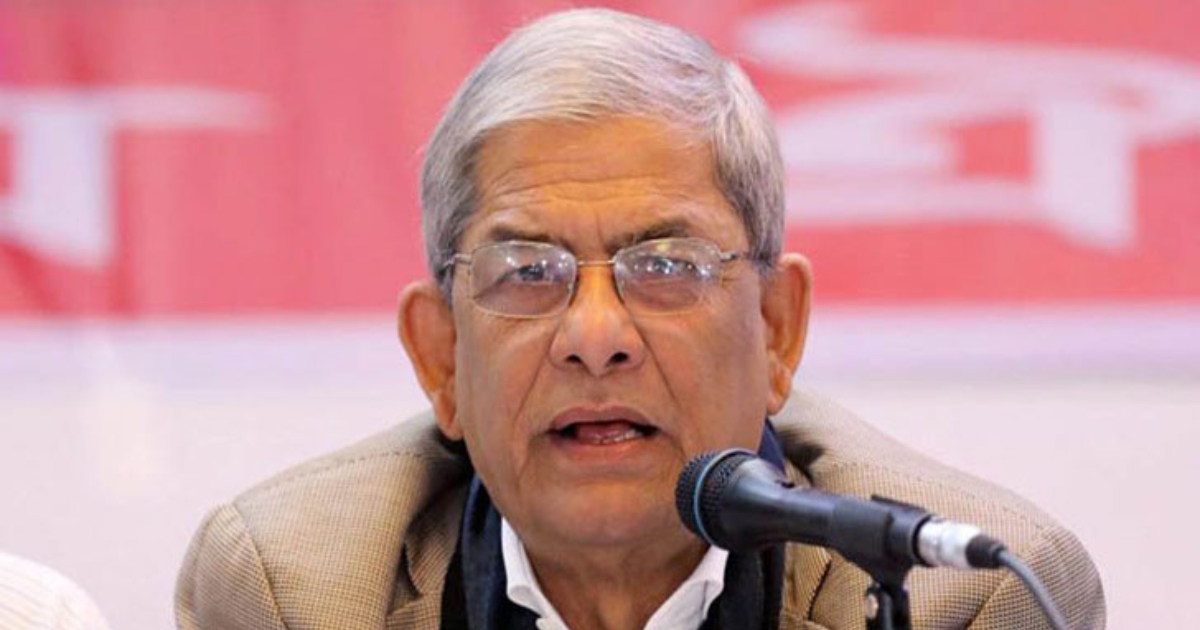 জামায়াতকে আর আমরা মাথায় উঠতে দেবো না: মির্জা ফখরুল