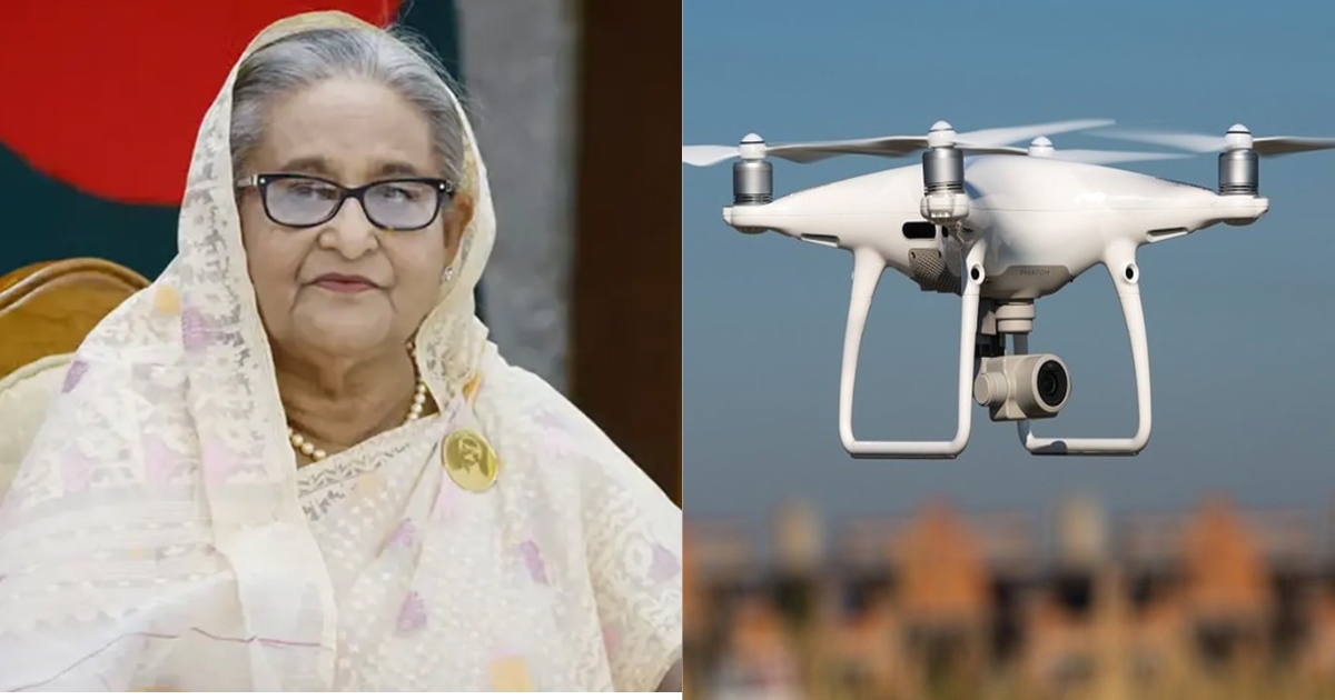 জুলাই আন্দোলনে ড্রোন দিয়ে ছবি তুলে বোমা ফেলার নির্দেশ দিয়েছিলেন হাসিনা
