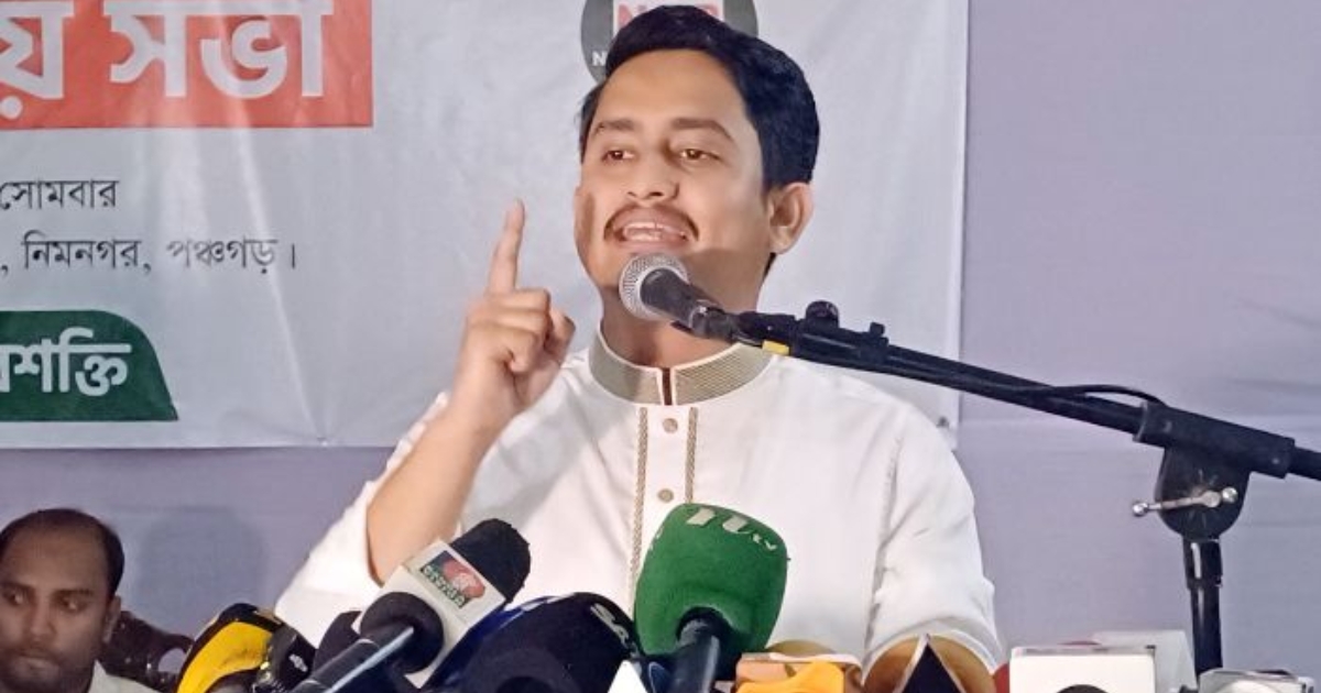 নির্বাচন কমিশন কোনো কিছুর চাপে শাপলা মার্কা দিচ্ছে না : সারজিস