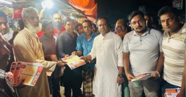 শেরপুর- ধুনট আসনে মনোনয়ন প্রত্যাশী খোকনের গণসংযোগে জনসমুদ্র