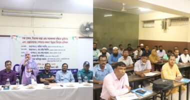 নিরাপদ যাত্রা নিশ্চিতকরণে জবিতে ড্রাইভার-হেলপারদের প্রশিক্ষণ